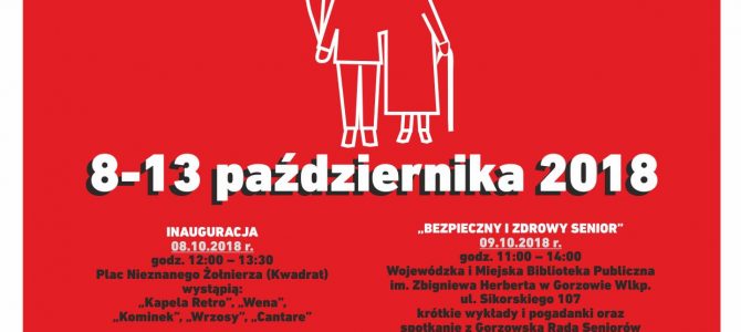 Gorzowski Tydzień Seniora 2018 Gorzowski Tydzień Seniora 2018